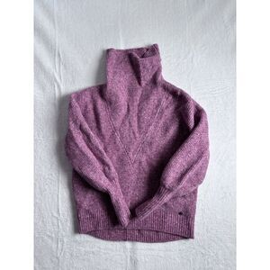 Ted Baker Tube Neck Women's Pink Long Sleeve Pullover Sweater Size 2 *